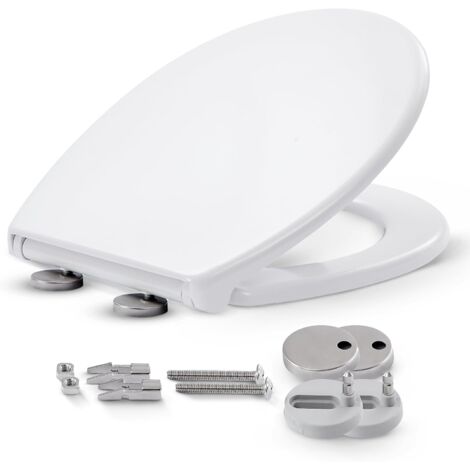Abattant WC Cersanit Carina Slim - Fermeture Douce - Duroplast Antibactérien - Quick Release