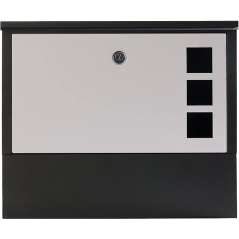 Arebos AREBOS Boîte Aux Lettres Design Moderne Boîte Aux Lettres Murale 