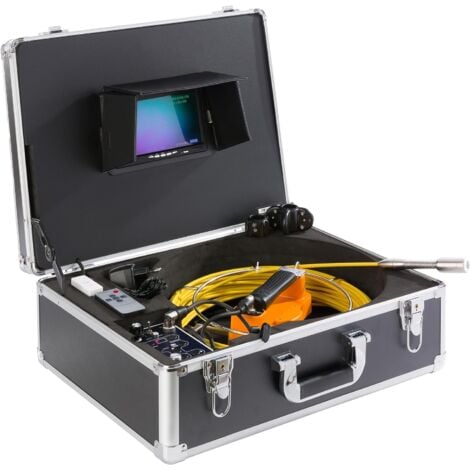 Caméra endoscopique Steinberg Caméra inspection canalisation - 30 m - 12  LED - Écran tactile couleur TFT 7 pouces