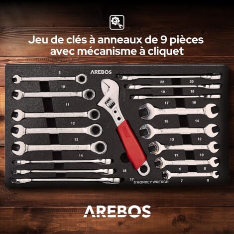 Coffret de réparation pour plastiques sur batterie 134pcs KS TOOLS