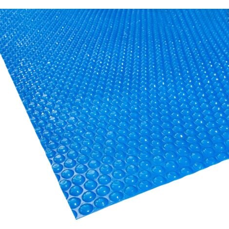 AREBOS Couverture Solaire à Bulles pour Piscine  Rectangulaire  Bleu  8 x 5 m  400 µ-microns  Polyethylen