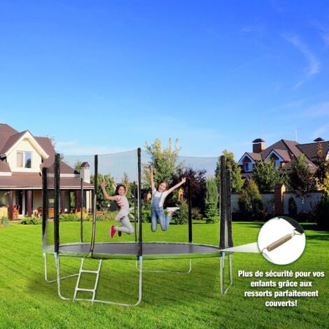 AREBOS Coussin de Protection pour Trampoline de Remplacement  Trampoline Couverture Rembourrage  183 cm  Vert clair