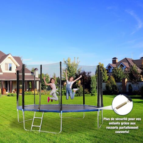 AREBOS Coussin de Protection pour Trampoline de Remplacement  244 cm  Trampoline Couverture Rembourrage  résistant aux intempéries et UV  Anti-déchirure  Colorée 244 cm