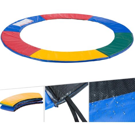 AREBOS Coussin de Protection pour Trampoline de Remplacement  244 cm  Trampoline Couverture Rembourrage  résistant aux intempéries et UV  Anti-déchirure  Colorée 244 cm