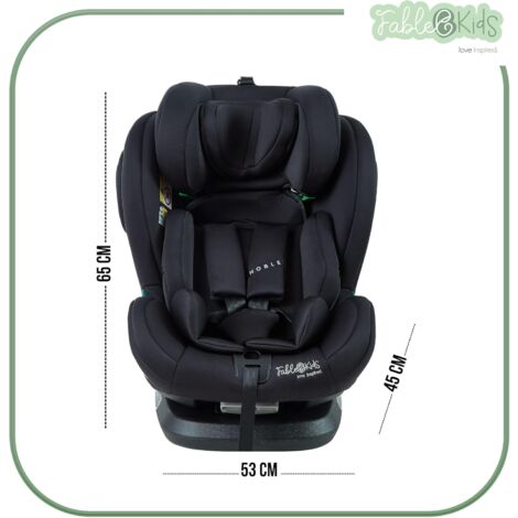 Siège Auto Enfant FableKids 360° - Groupe I-Size 40-150 Cm - Isofix - Ceinture 5 Points