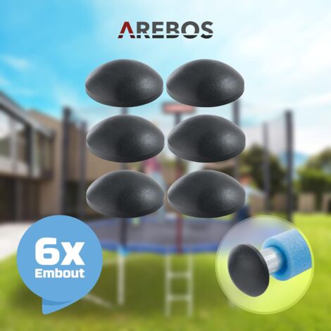 AREBOS Trampoline Set de barres 6x 209cm Pièces de rechange pour trampoline