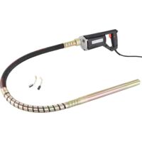 Arebos – Vibrateur à béton 580W – Moteur en cuivre 4000 tr/min – Tuyau flexible 1,5m – Tête vibrante Ø 35mm pour béton armé