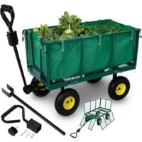 AREBOS Chariot de Transport  550kg  Chariot de Jardin  Chariot à Outils