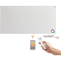 AREBOS Chauffage infrarouge Chauffage mural incl WIFI Thermostat électrique 700W