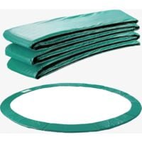 AREBOS Coussin de Protection pour Trampoline de Remplacement  Trampoline Couverture Rembourrage  487 cm  Vert
