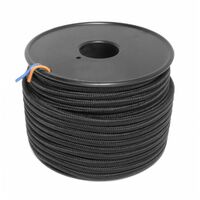 Câble textile - au mètre - Noir