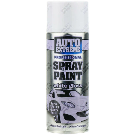 Simply matt white spray paint - 500ml aerosol