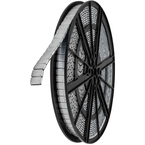 Masse d’équilibrage Adhésive en Acier - Rouleau dévidoir de 5kg - 5gr x 1000 Masses