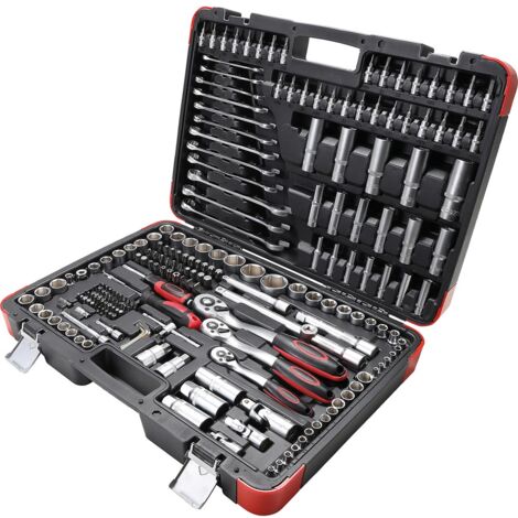 Bgs Technic – Coffret multi-outils 216 pcs – Acier chrome vanadium – Douilles 4 à 32 mm – Clés mixtes 8 à 19 mm – Pour travaux mécaniques Bgs Technic – Coffret multi-outils 216 pcs – Acier chrome vanadium – Douilles 4 à 32 mm – Clés mixtes 8 à 19 mm – Pour travaux mécaniques