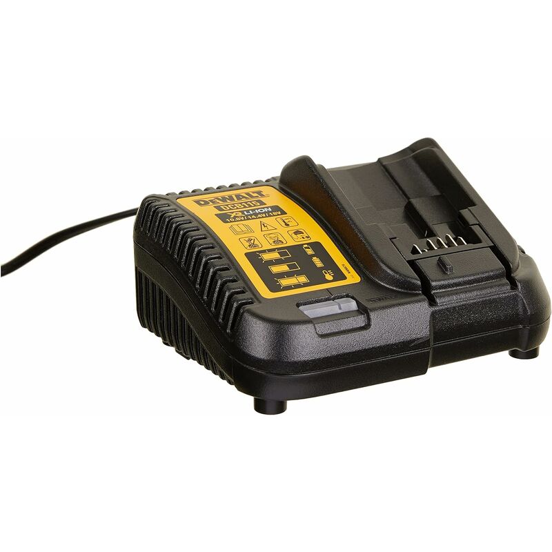 DeWalt Batteria agli ioni di litio XR da 5,0 Ah, 18 V con caricatore  caricabatteria originale DCB115 DCB184