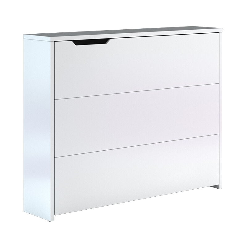 Lenart scrivania richiudibile Off. Consus cm115x27-136x93H destra Bianco  opaco