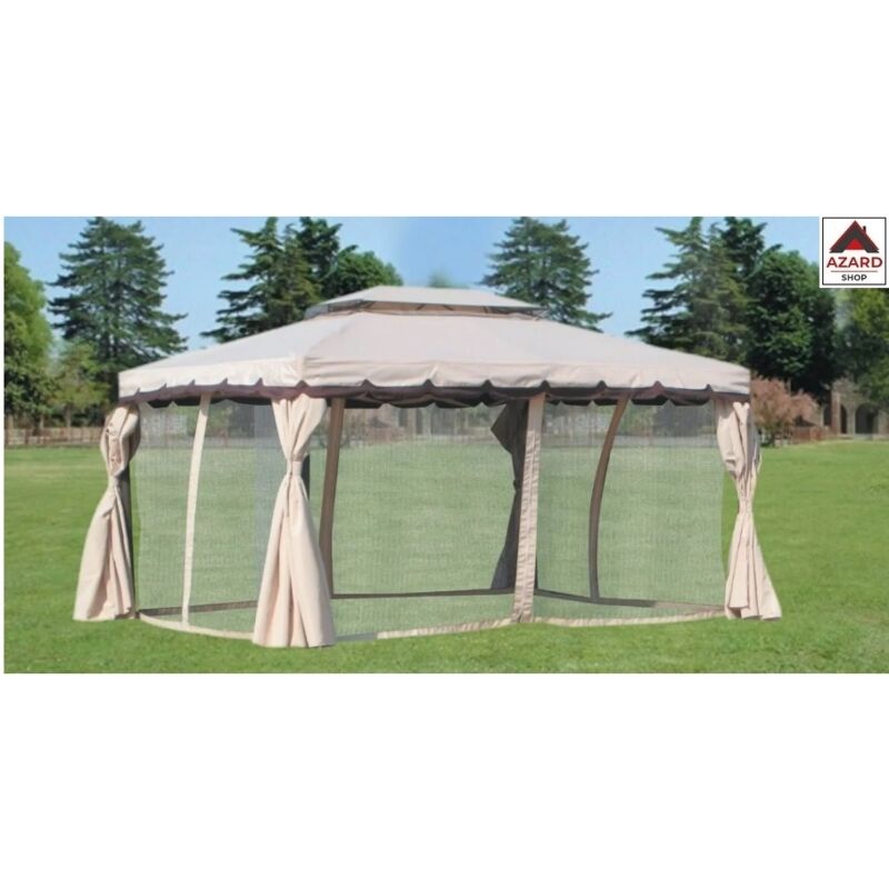4 teli laterali di ricambio per gazebo 3x3 e 3x4 - Giardino e Fai da te