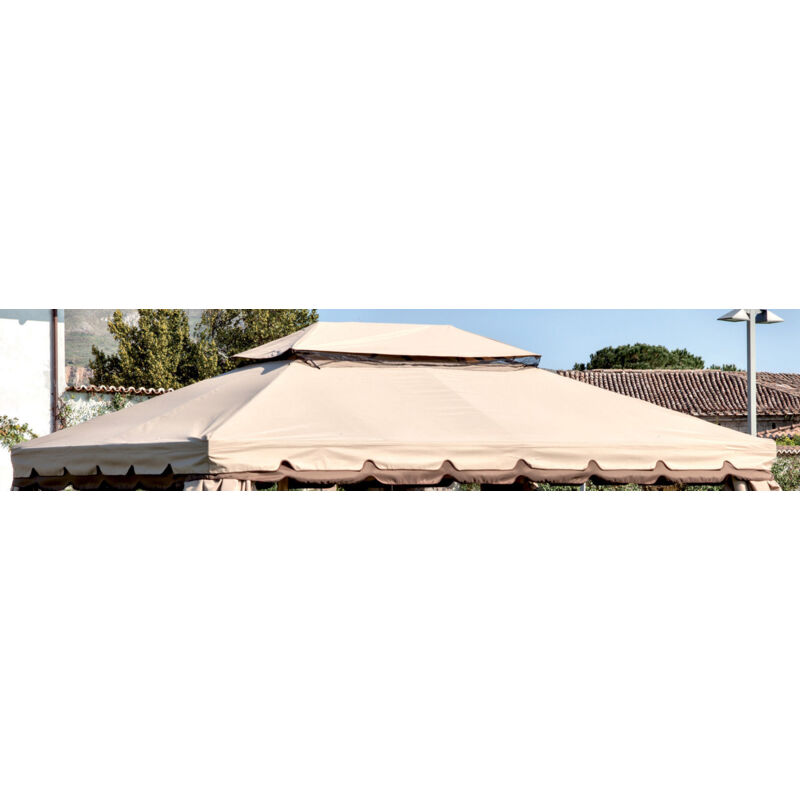 Set 4 Teli Zanzariera Per Gazebo Da Giardino 3x3 M Kit Di 4 Zanzariere