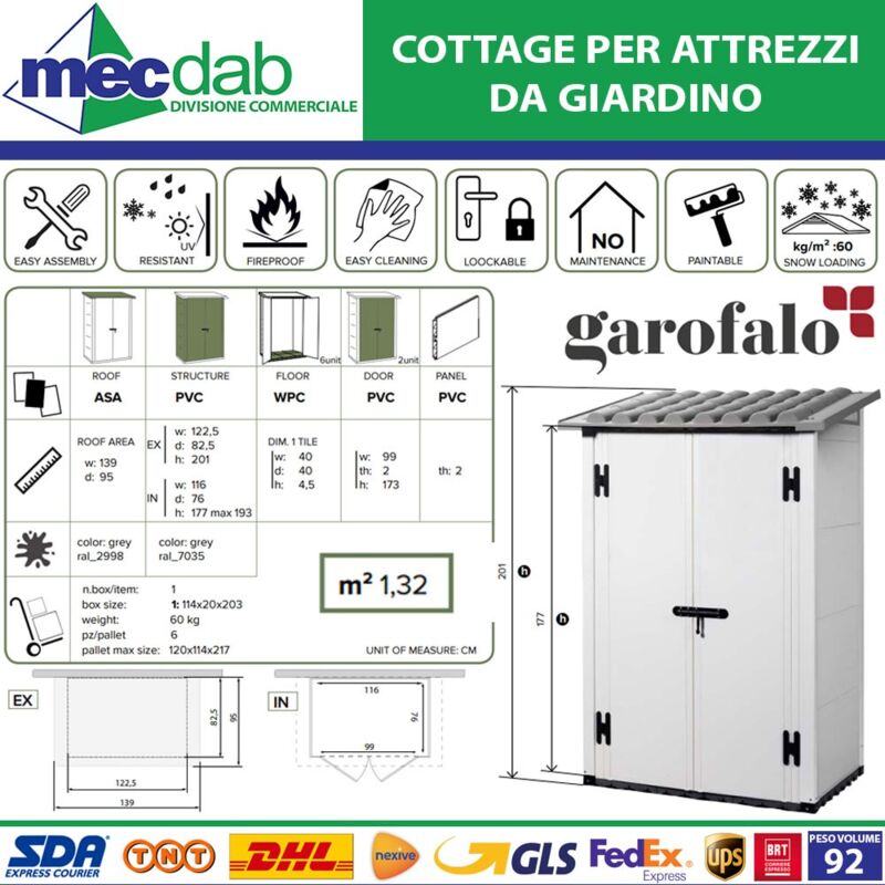 Casetta Da Giardino Ense 01 Incl. Pavimento, Casetta Per Attrezzi Grigio Beige Antracite Elemento Casetta Da Giardino Superficie Utile 2 08 M Tetto A Una Falda 113329