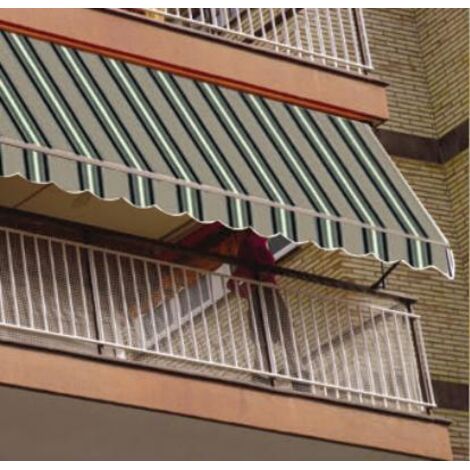 TENDA DA SOLE A CADUTA STRUTTURA ALLUMINIO CM.200X250H DISEGNO P6002 BALCONE