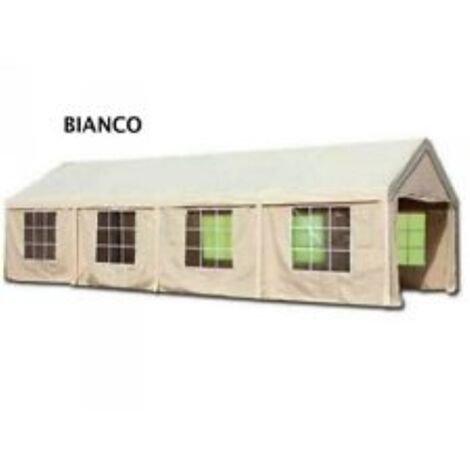 Ricambio set teli laterali per gazebo big royal mt.4x10 colore bianco - Salone (1/2)
