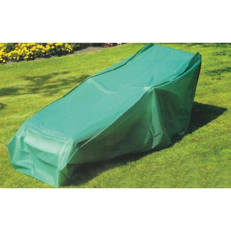 Copertura per lettino sdraio da esterno in poliestere verde cm 200x75x40 lavabile e resistente alle intemperie