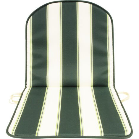 Cuscino Schienale Basso Double Rigato Verde - 8 Pz (1/4)