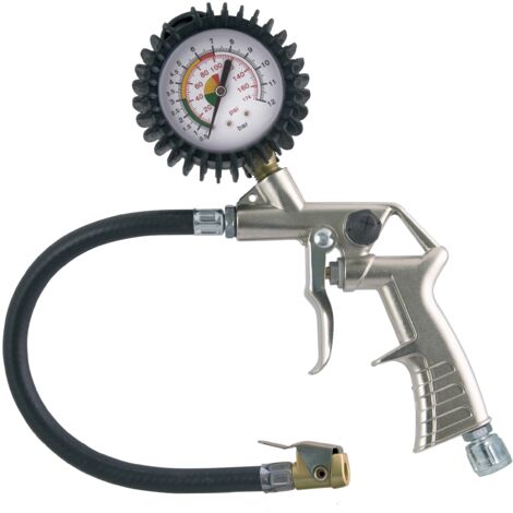 Pistola gonfiaggio ani mod.25/d-e, con manometro, per compressore - Salone (1/2)