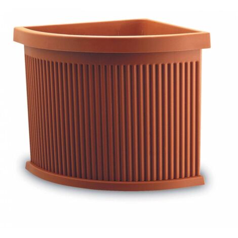 2 Vasi Per Piante In Plastica Con Motivo Ape - 23cm 6 Litri, Glossati, Blu, Per Interno/Esterno