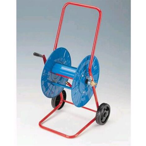 Carrello portatubo avvolgitubo metallo 50mt tubo da mm.16 irrigazione - Salone (1/4)