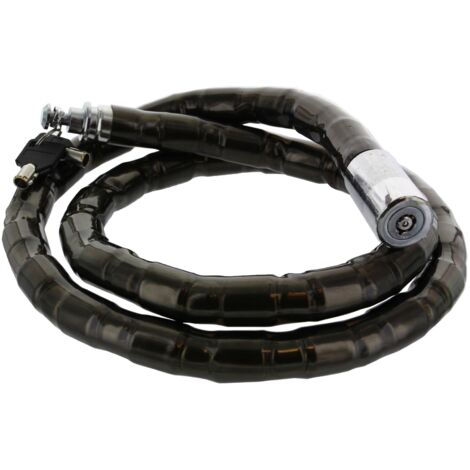 Laccio antifurto acciaio per moto e biciclette diam.22x150 cm. treccia in acciaio rivestita in pvc - Salone (1/2)