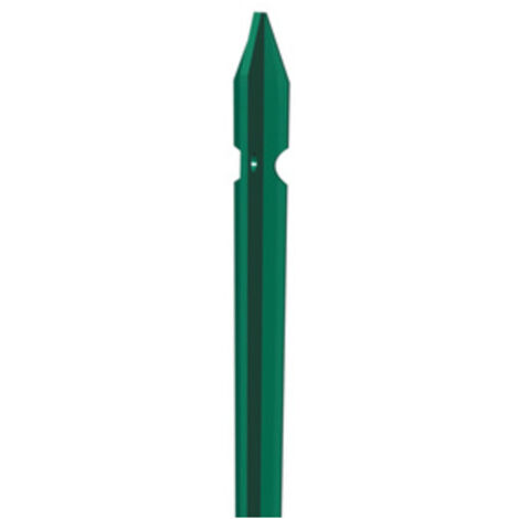 10 Pali per Recinzione Ferro 125 cm Plastificato Verde Paletti da Rete Metallo