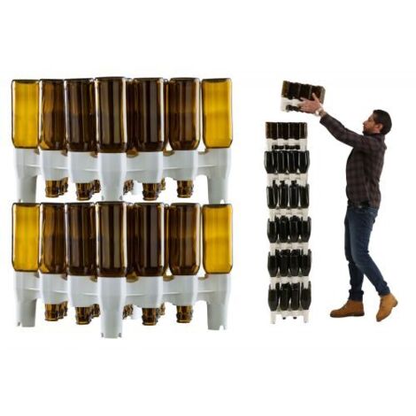Set 4 Scolabottiglie Da Lavandino – Universale Per Collo Superiore A 2,5 Cm, Asciugatura Rapida