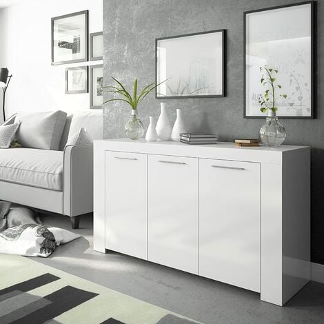 Kit mobile credenza 3a ambit cm.144x42x80h bianca - Salone
