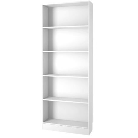 Kit libreria cm. 80x26x203h bianca - Salone (1/6)