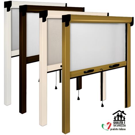 ZANZARIERA IRS OPERA 140X240 CM VERTICALE MARRONE (1/5)