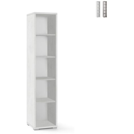 Mobile colonna h182 l38 p41 cm struttura bianco ossido sarmog db361k - Sarmog (1/5)