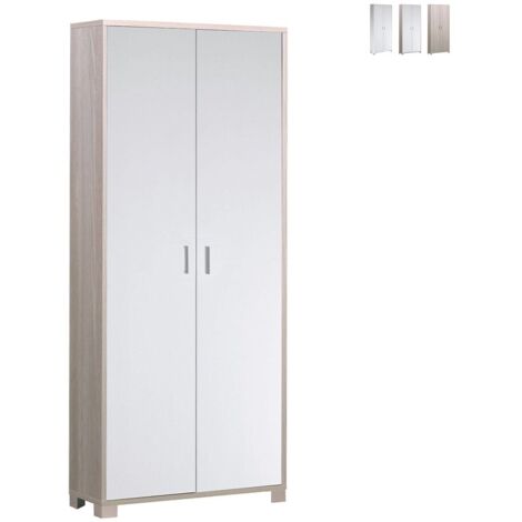 Kit armadio 2 ante h190 l83 p29 cm struttura olmo frontale bianco sarmog 747k - Sarmog