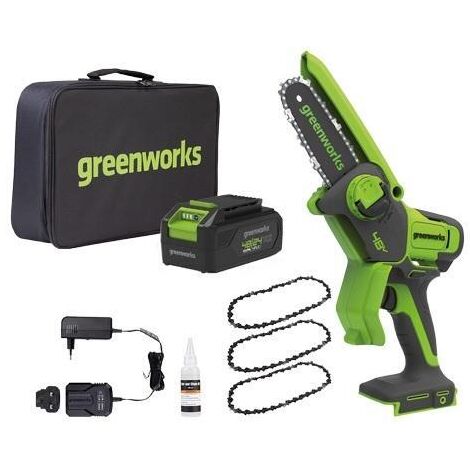 SEGHE POTATRICI BATTERIA  48V GREENWORKS GD48MCS10K2