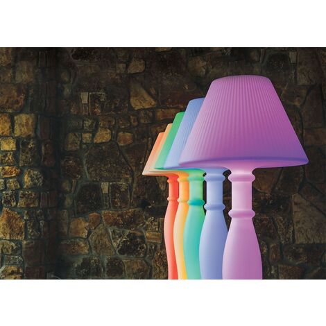 Lampada piantana led multicolor con telecomando mod.eva cm.60x180h - Salone