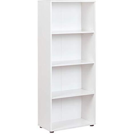 Libreria arco 4 livelli laminato bianco dim. 60x30x145h - Inter Link (1/4)