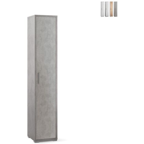 Mobile colonna 1 anta h199 l39 p41 cm colore cemento db381k sarmog - Sarmog