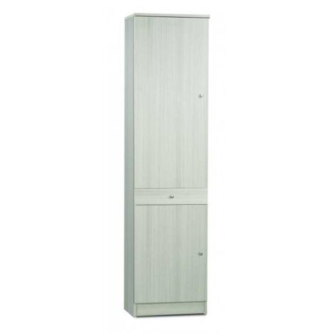 Mobile multiuso 2 ante e 1 cassetto h183 l46 p34 colore eucalipto 452k sarmog - Sarmog