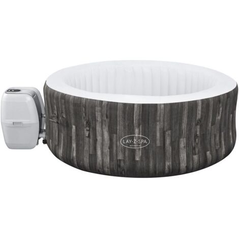 PISCINA IDROMASSAGGIO GONFIABILE TONDA FUORI TERRA SPA LAY-Z BAHAMAS AIRJET BESTWAY 180xH66 cm -60005