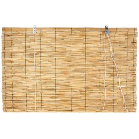 Tenda Arella Ventana In Canna Pulita Con Carrucola Dim.100X300 Cm