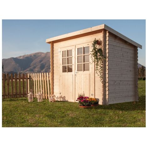Casetta Giulia In Legno Nordico 200x200x218 Cm - Senza Pavimento, Ideale Per Giardino E Esterno - Foto 10