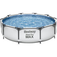 PISCINA TONDA FUORI TERRA STEEL PRO MAX BESTWAY 305xH76 -56406