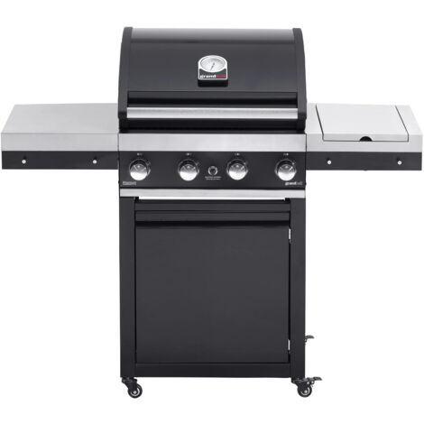 Grandhall Gasgrill Premium G4 Trolley 14 kW 4 Brenner, 1 Seitenbrenner K04000331A