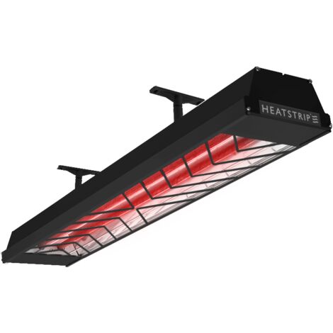 Heatstrip Max Black 2400 Watt elektrische Terrassenheizung Elektroheizer Wärme