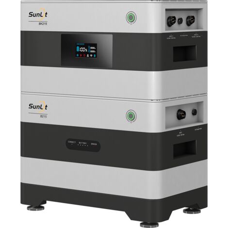 SunLit Balkonkraftwerkspeicher Duo Solar BK215+B215 4300Wh Balkonkraftwerk Solar 0% nach §12 Abs. 3 UstG